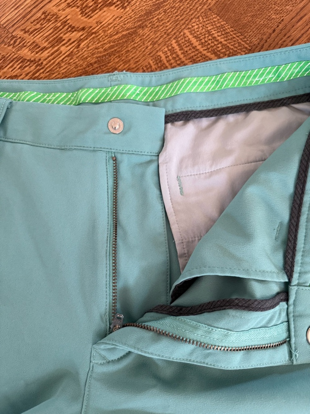 BONOBOS Golf Shorts Performance Stretch Breathable‎ Green Sporty Preppy 33 - Picture 6 of 9